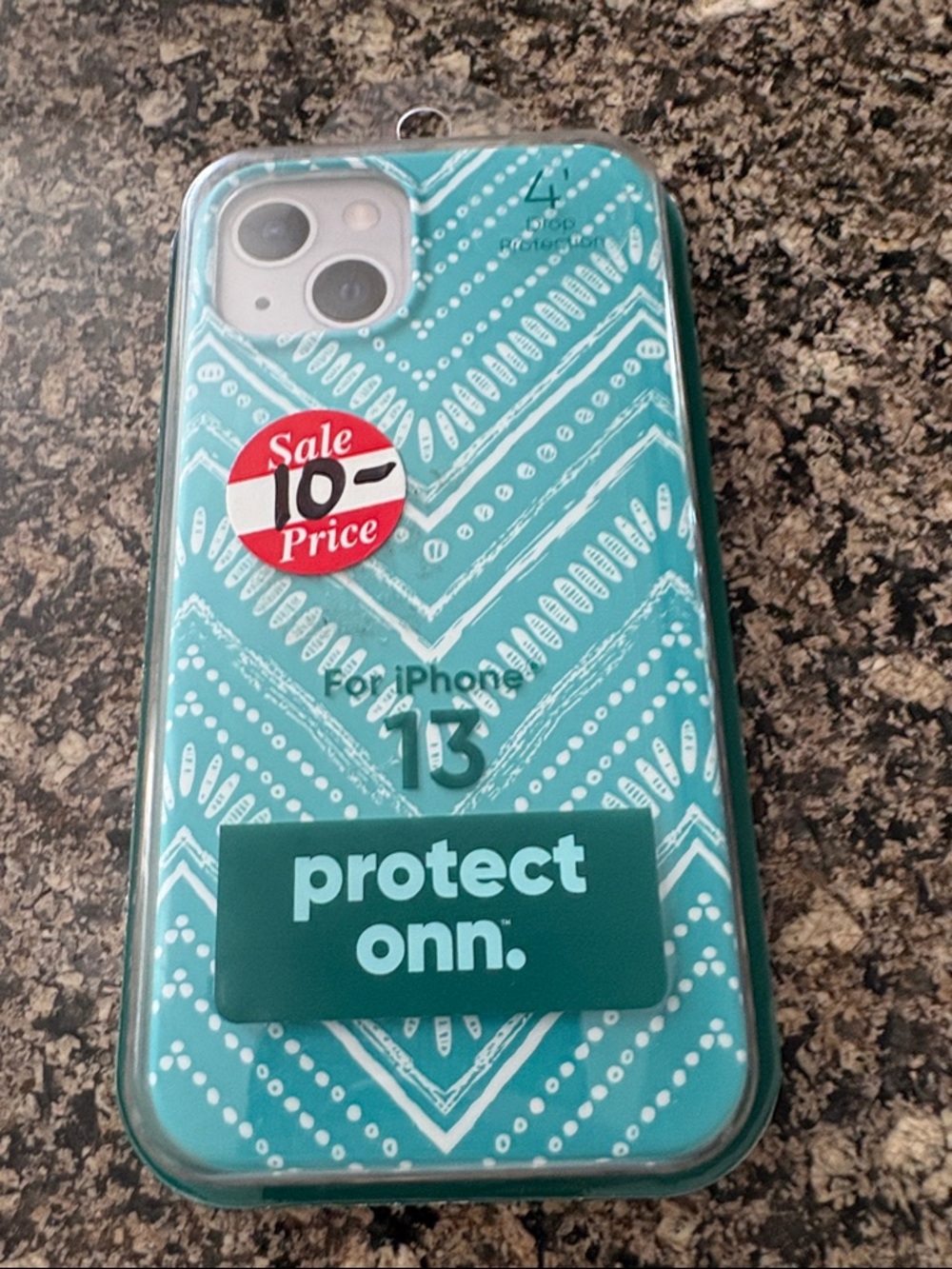 On Running Teal Pattern iPhone 13 Case
